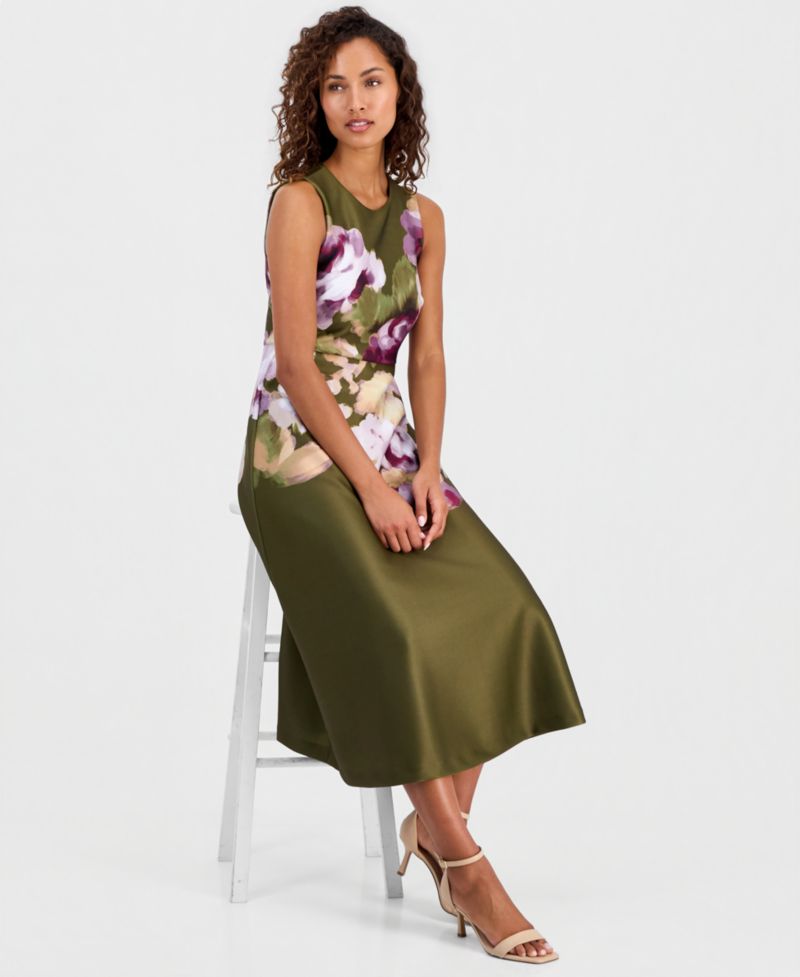 Women's A-Line Midi Dress