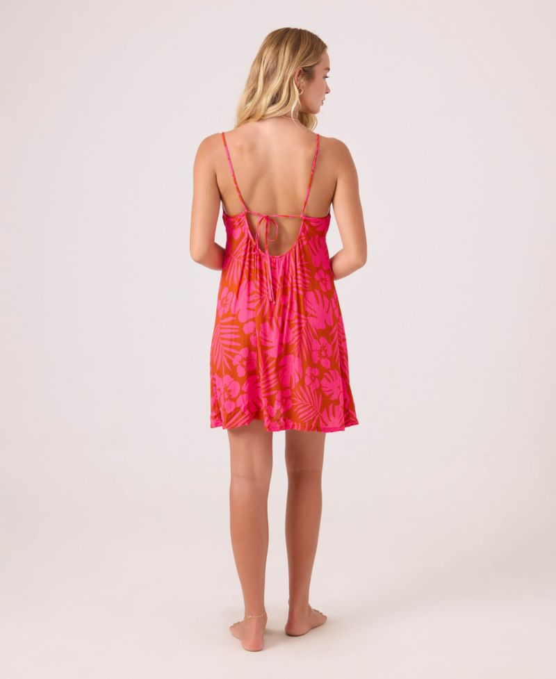 Women's Sun Chaser V-Neck Swim Cover-Up Dress