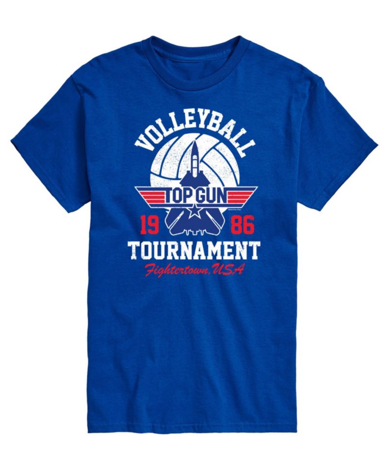 Men's Top Gun Volleyball Tournament Printed T-shirt
