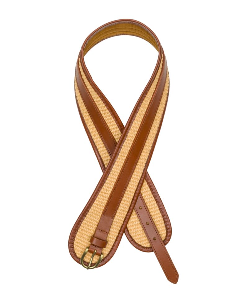 Aude Spring Wicker Belt