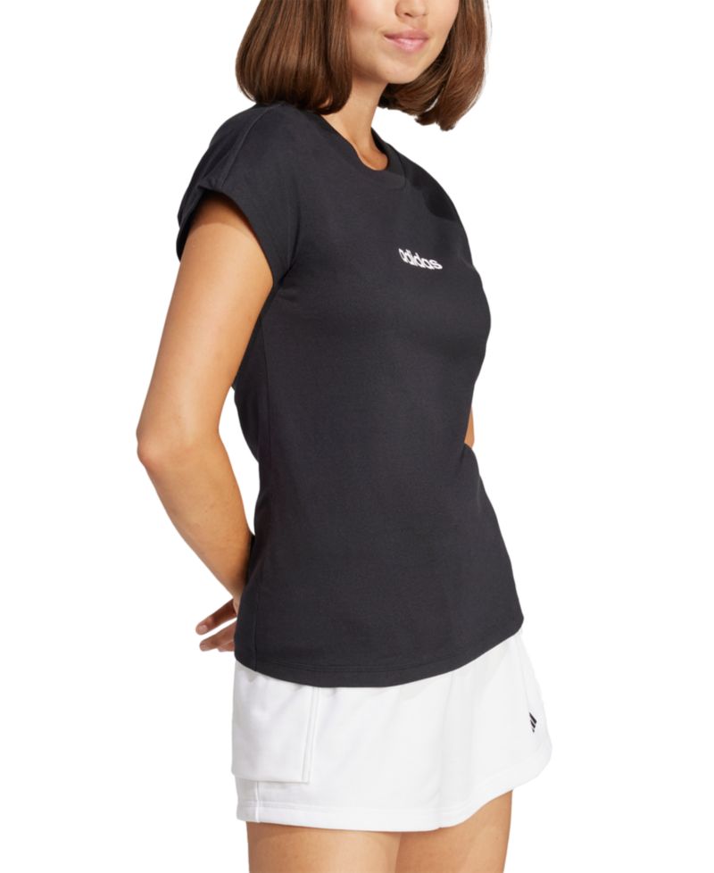 Women's Essentials Linear Cotton T-Shirt