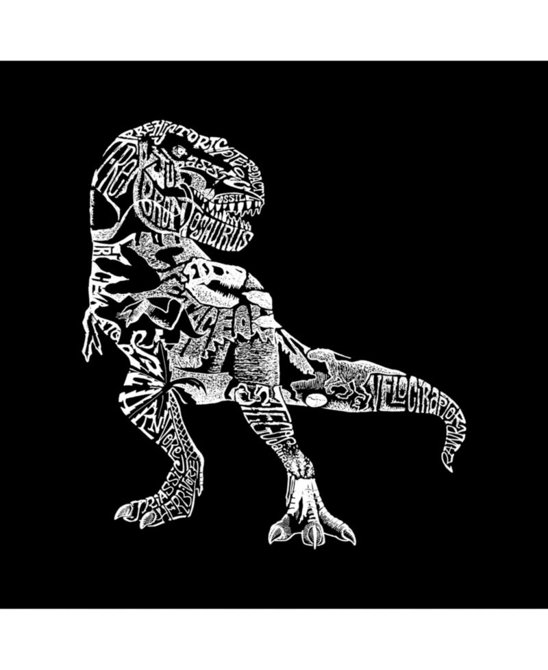 Men's Word Art Hoodie - Dinosaur