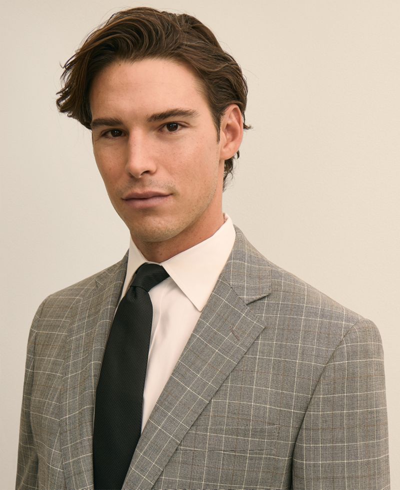 Мужской стрейчевый пиджак обычного покроя от Brooks Brothers