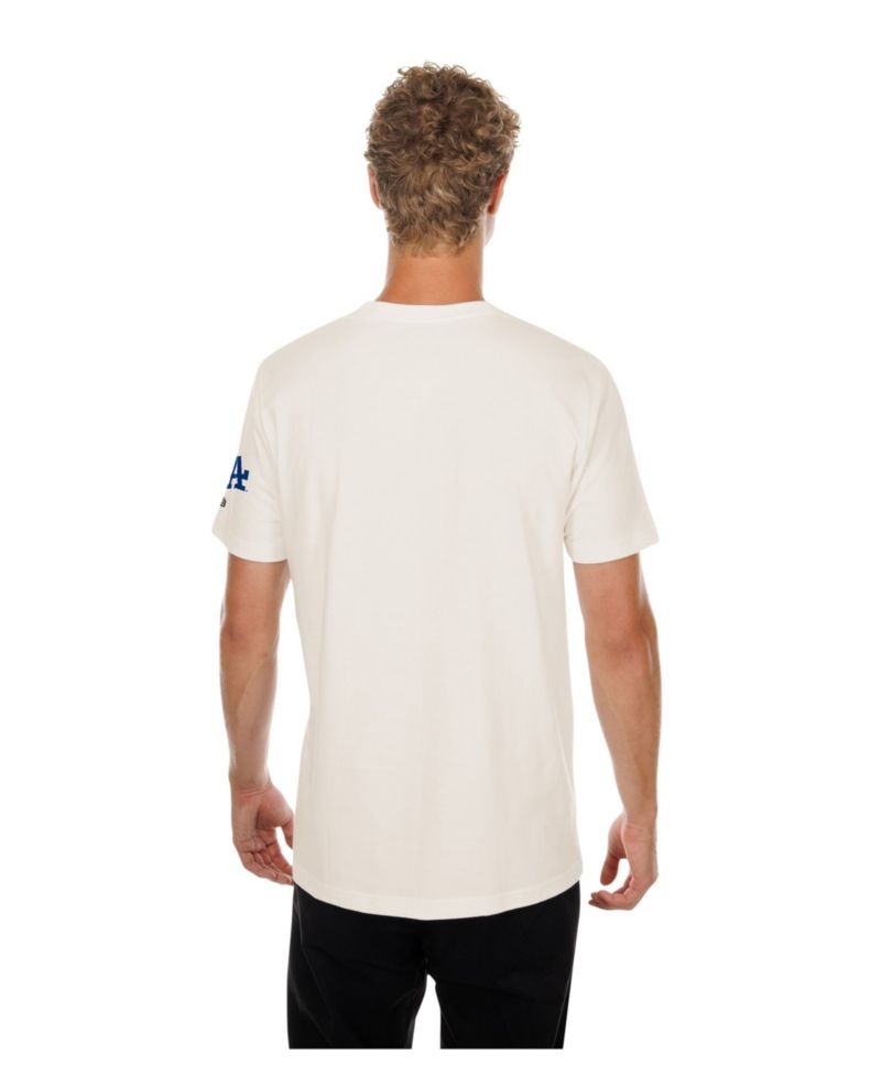 Men's Natural Los Angeles Dodgers Golf Mascot T-Shirt