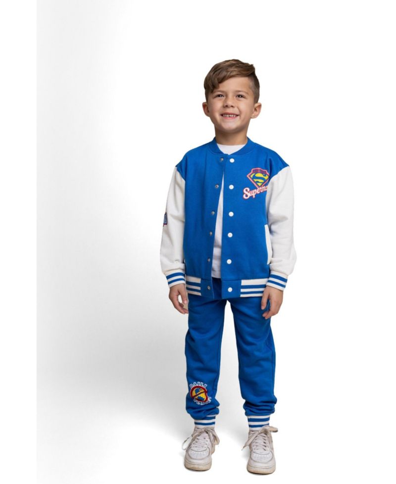 Boy's (5-16) Fleece Varsity Jacket and Pants Set