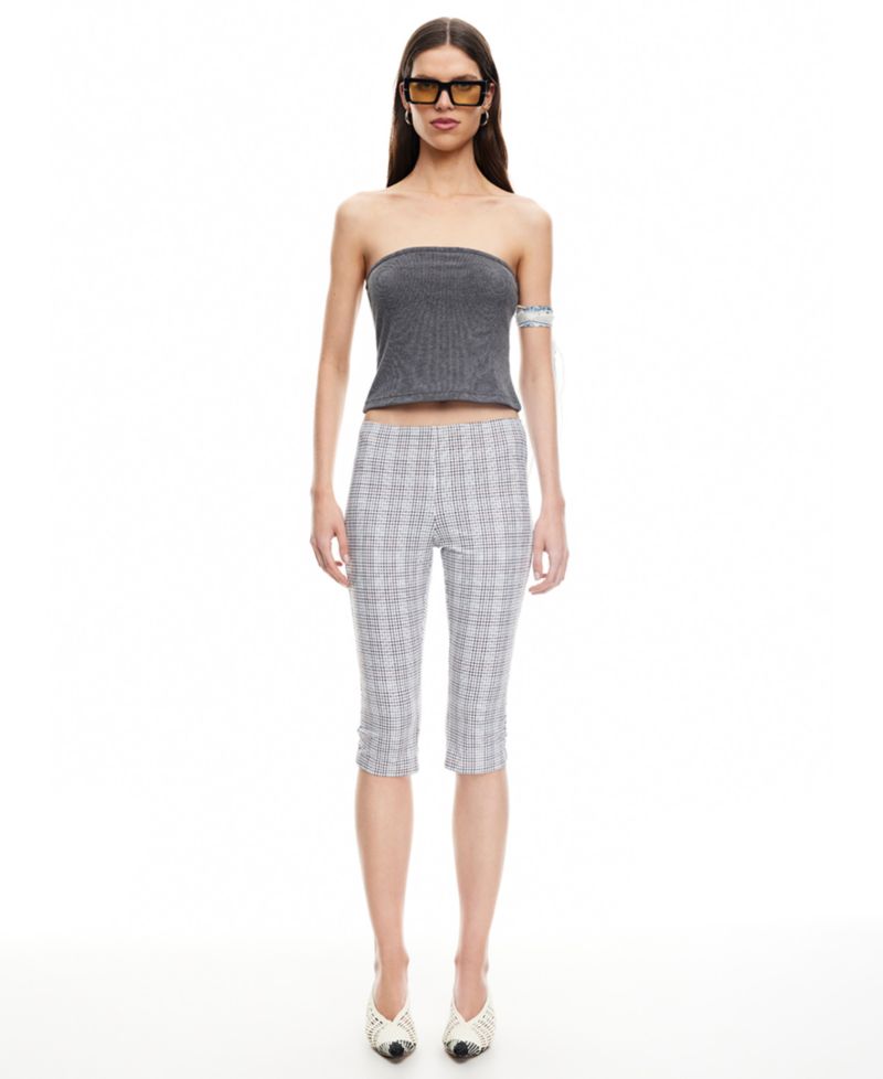 Women's Checked Starlet Capri Pants