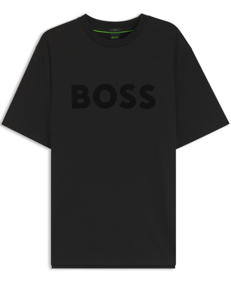 Men's Crewneck Short-Sleeve Stretch Cotton-Blend T-Shirt