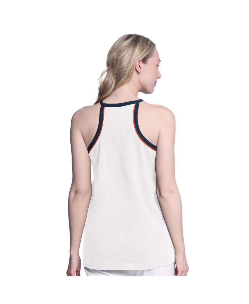 Women's White Houston Astros Curveball Tank Top