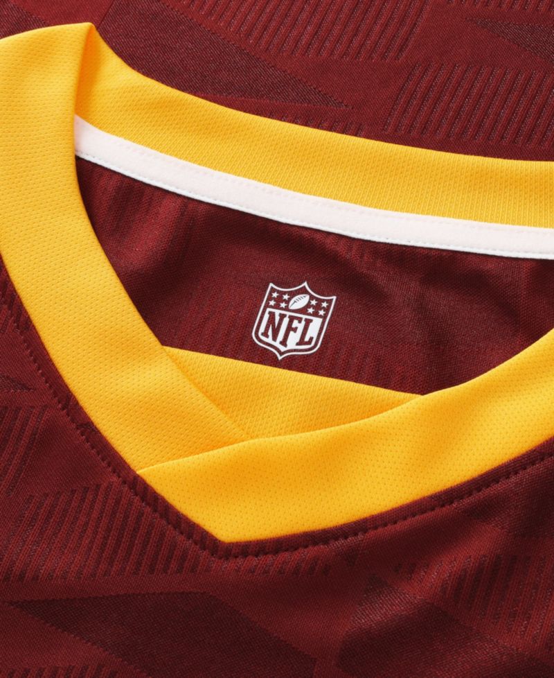 Men's Burgundy Washington Commanders Football x Football Collared Fan Jersey