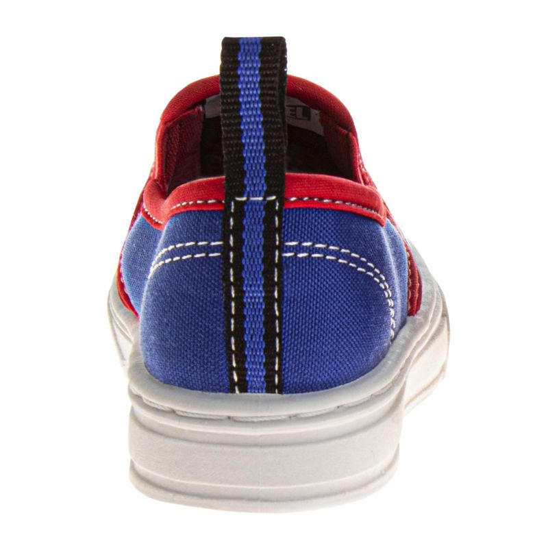 Big Boys Marvel Canvas Sneakers Superhero Design Casual Wear Comfort Fit