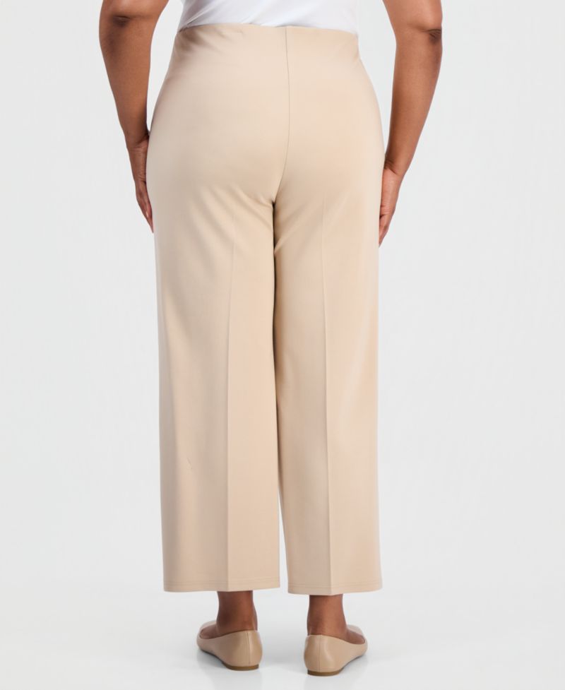 Plus Size Wide-Leg Relaxed-Fit Pants
