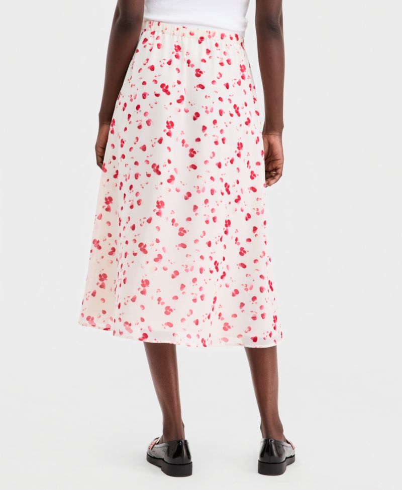 Women's Embellished Pull-On Midi Skirt