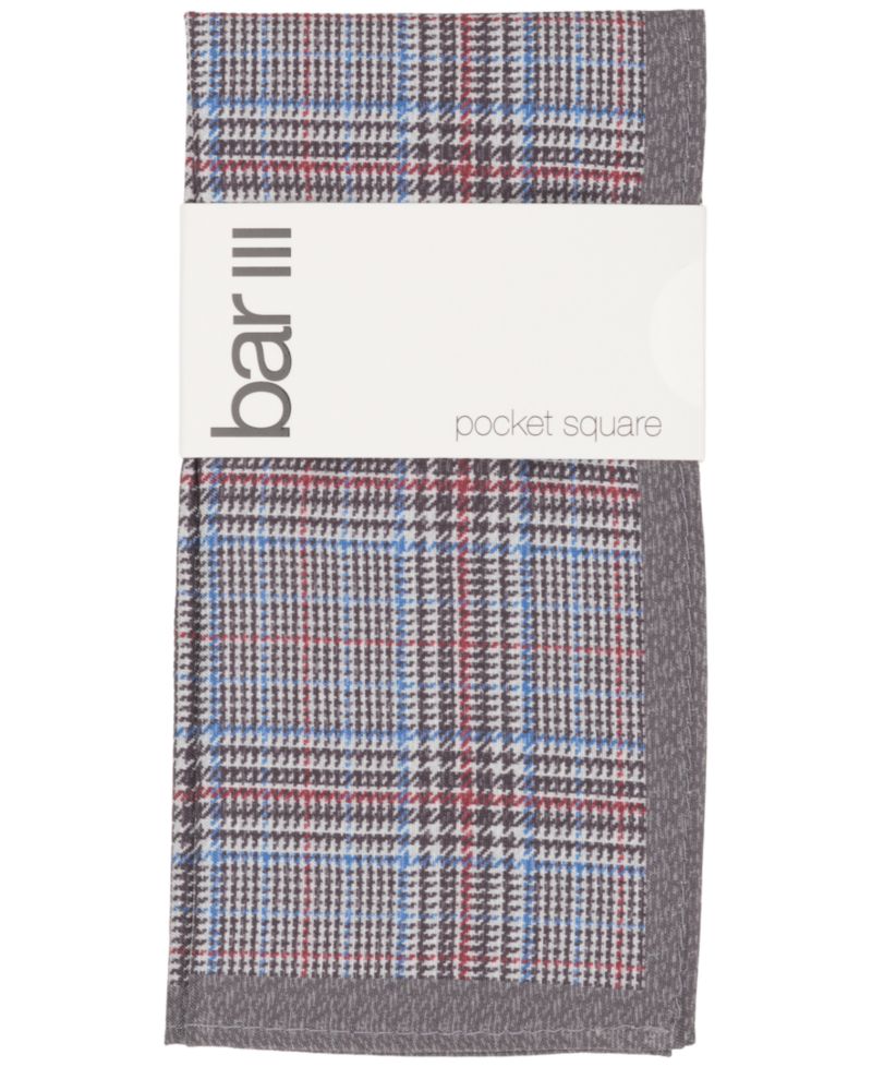 Men's Crosby Plaid Pocket Square