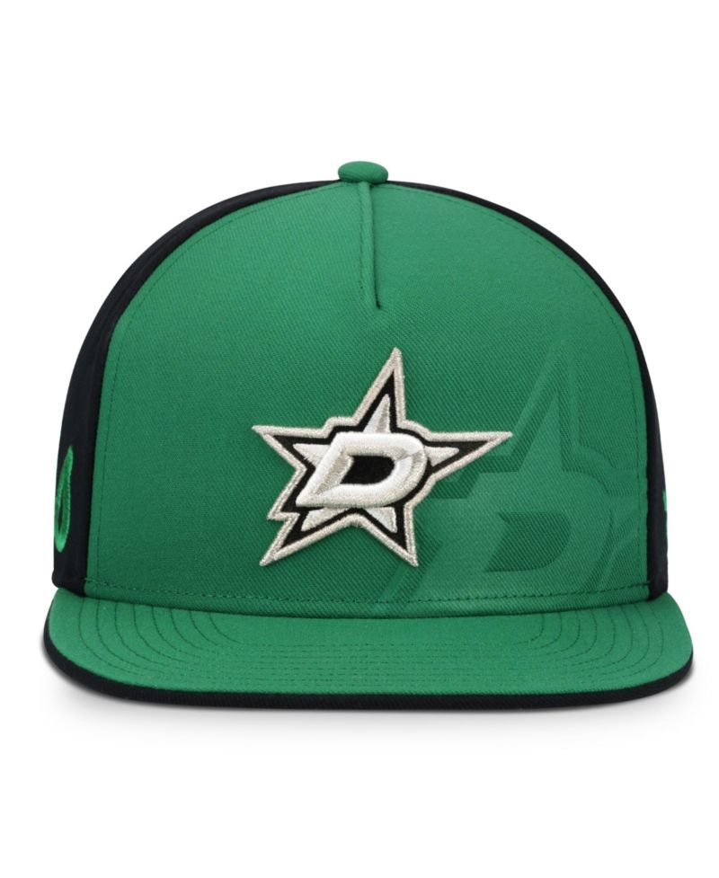 Men's Green/Black Dallas Stars Snapback Hat