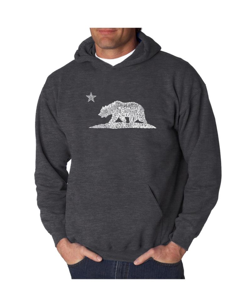 Men's Word Art Hoodie - California Bear