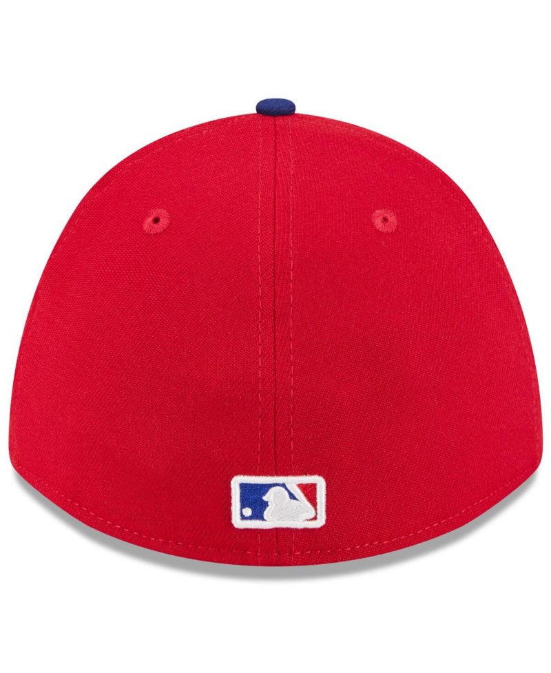 Men's Red/Royal Texas Rangers 2026 Spring Training M-Crown 39THIRTY Flex Hat