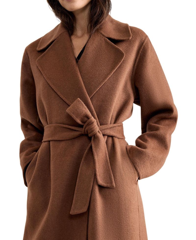 Women's Darcy Double-Face Belted Wrap Coat