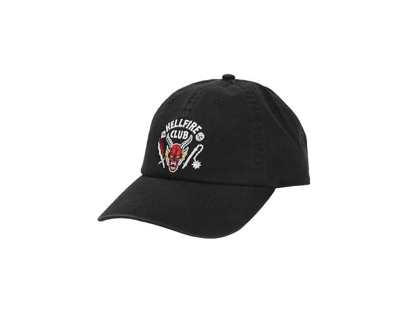 Men's Hellfire Club Black Unstructured Baseball Cap