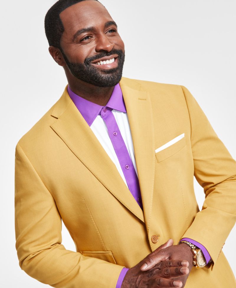 Men's Classic-Fit Solid Suit Separate Jacket - Macy's
