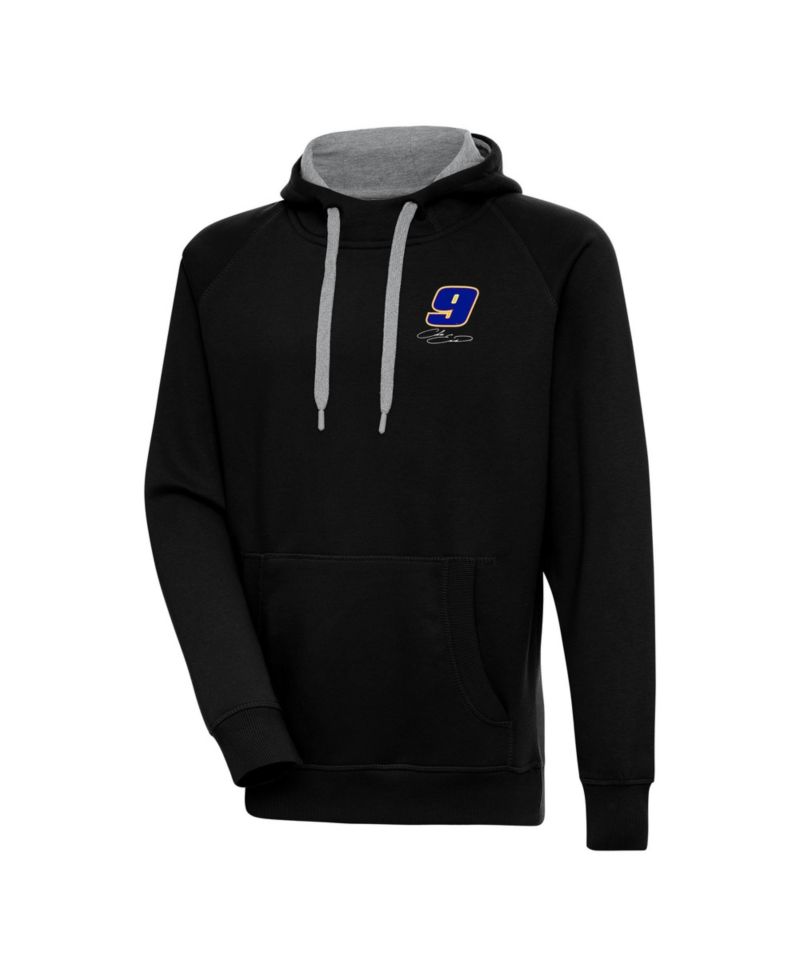 Men's Black Chase Elliott Victory Pullover Hoodie