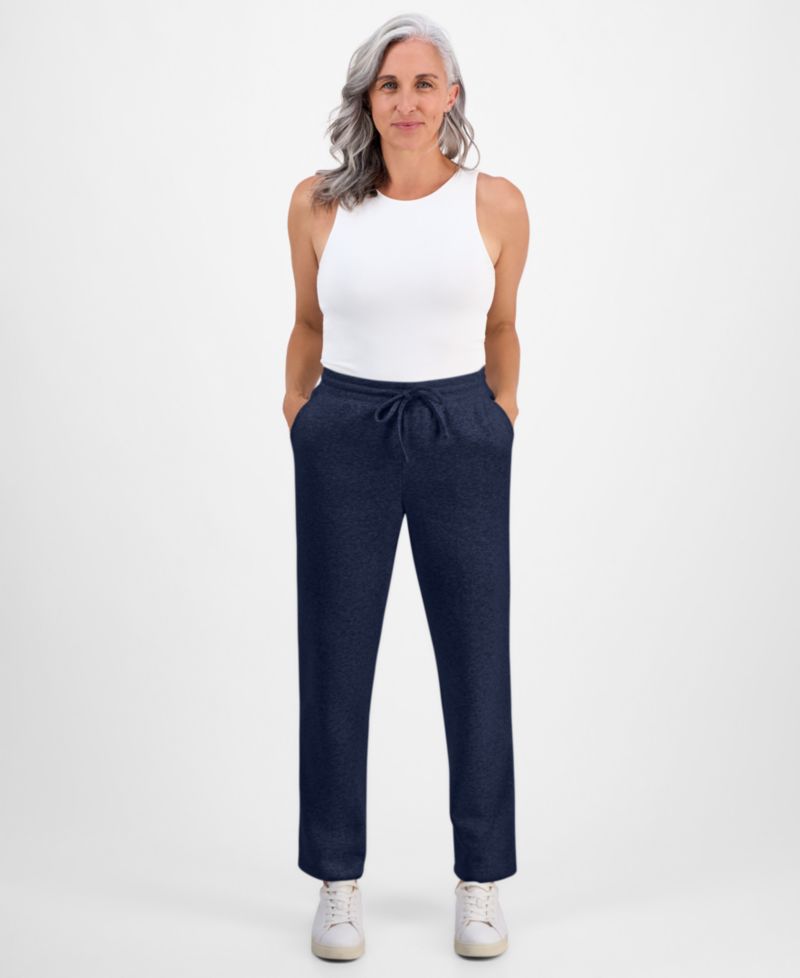 Petite Cotton Fleece Drawstring Sweatpants