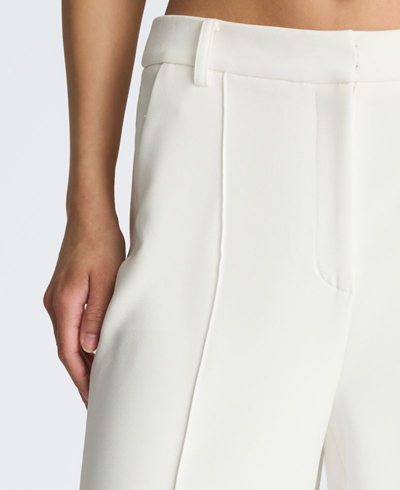 Women's High-Rise Pintuck Zip Sides Pants