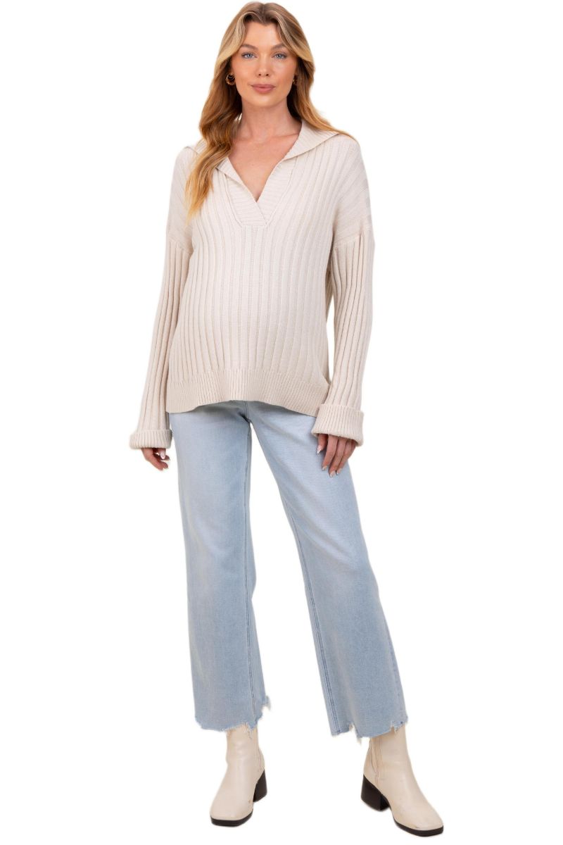 Women's Distressed Hem Slim Wide Leg Jeans