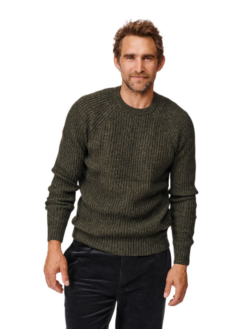Men's Ray Fisherman Rib Crew Neck Sweater