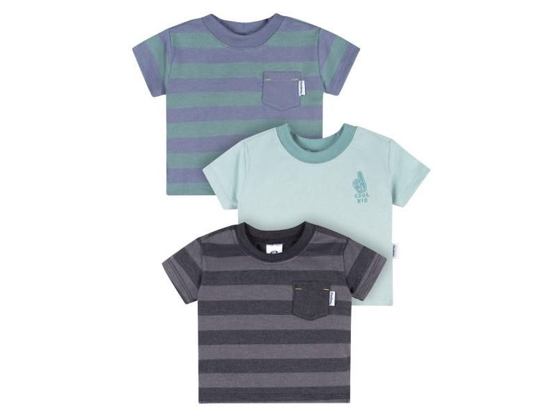 Baby Boys Short Sleeve T-Shirts, 3-Pack