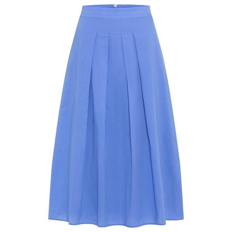 Women's Pleated Midi Skirt