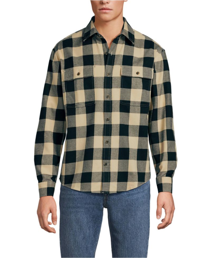 Men's Long Sleeve RainDefense Flannel Shirt