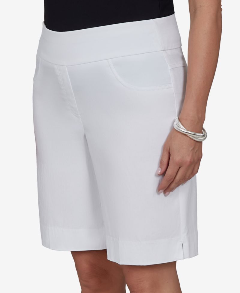 Plus Size Soft Hand Twill Shorts