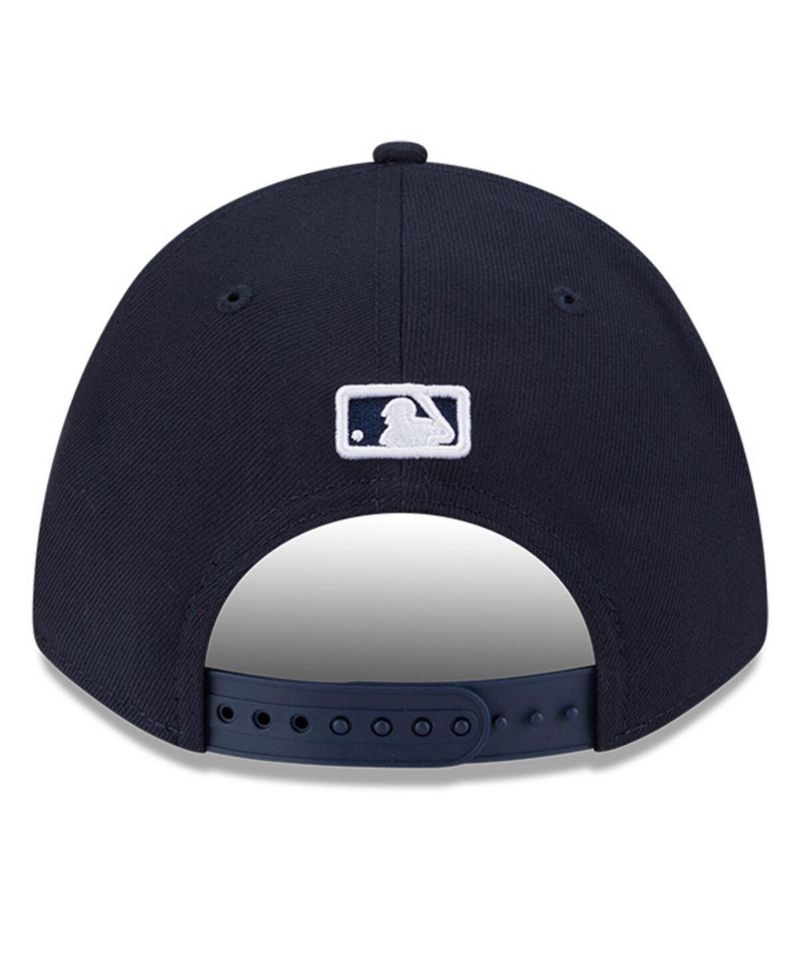 Men's Navy Detroit Tigers Player Replica 9FORTY Adjustable Hat