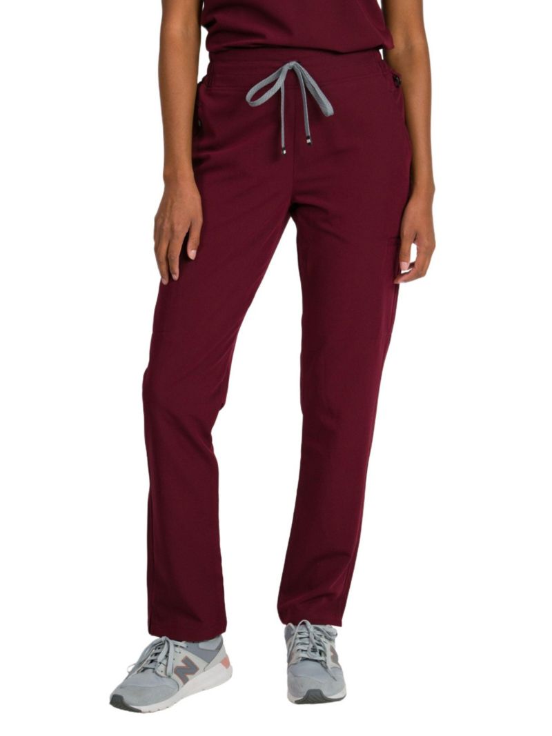 Women's Ariana Mid-rise Slim Straight Scrub Pant