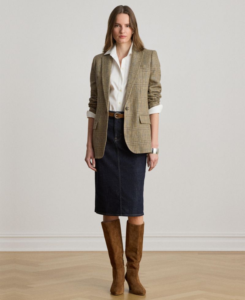 Denim Pencil Skirt