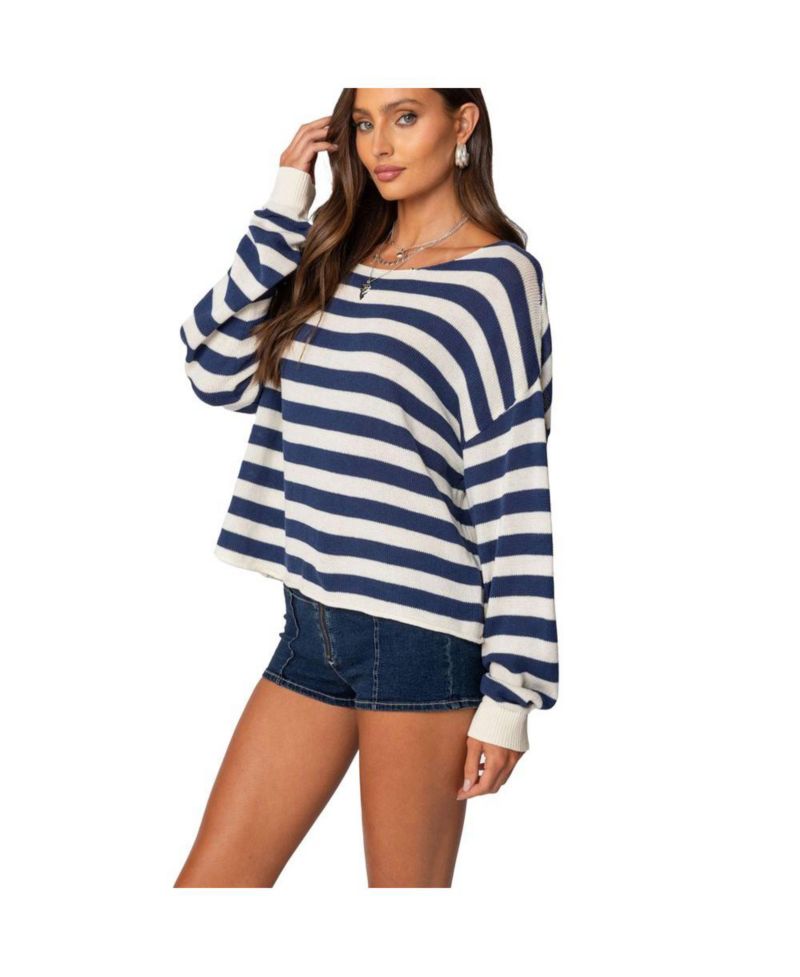Women's Anney Oversized Striped Sweater