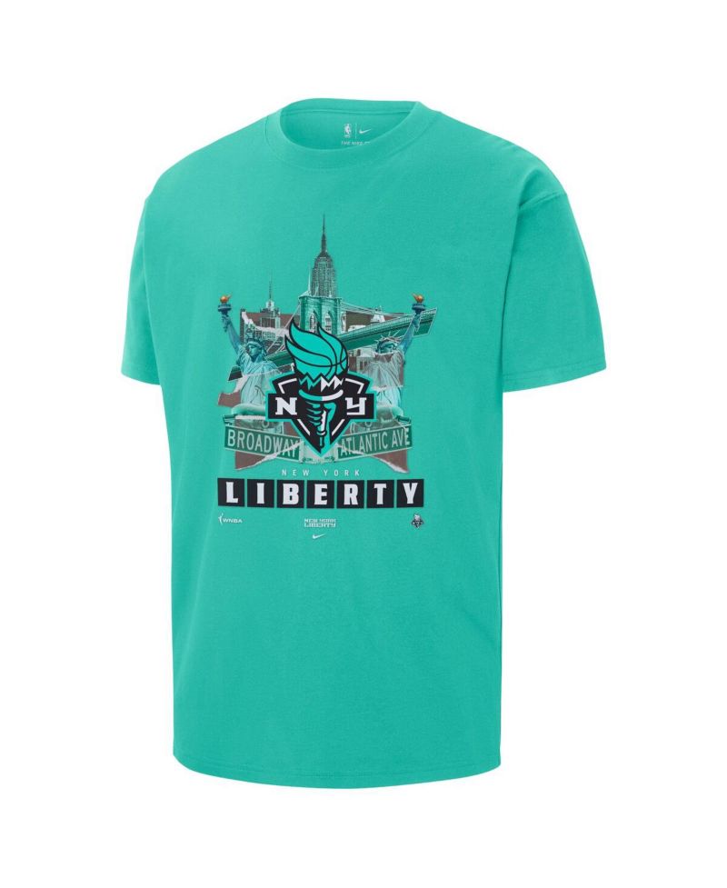 Men's Mint New York Liberty Original Content Max90 T-Shirt