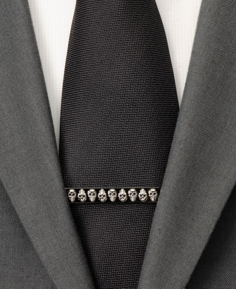 Men's 3D Skull Tie Clip