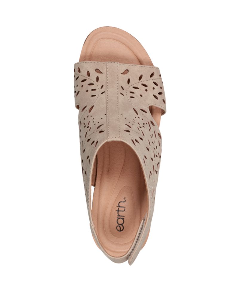 Women's Halin Cutout Slingback Wedge Sandals