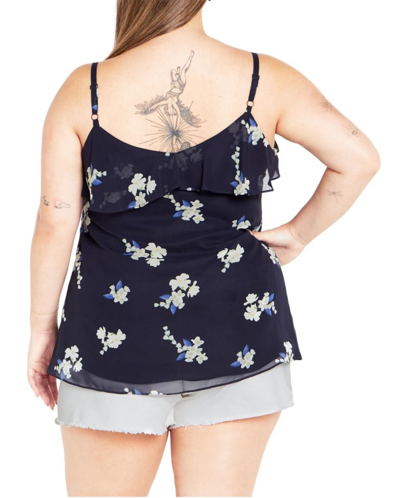 Plus Size Nicole Print Cami