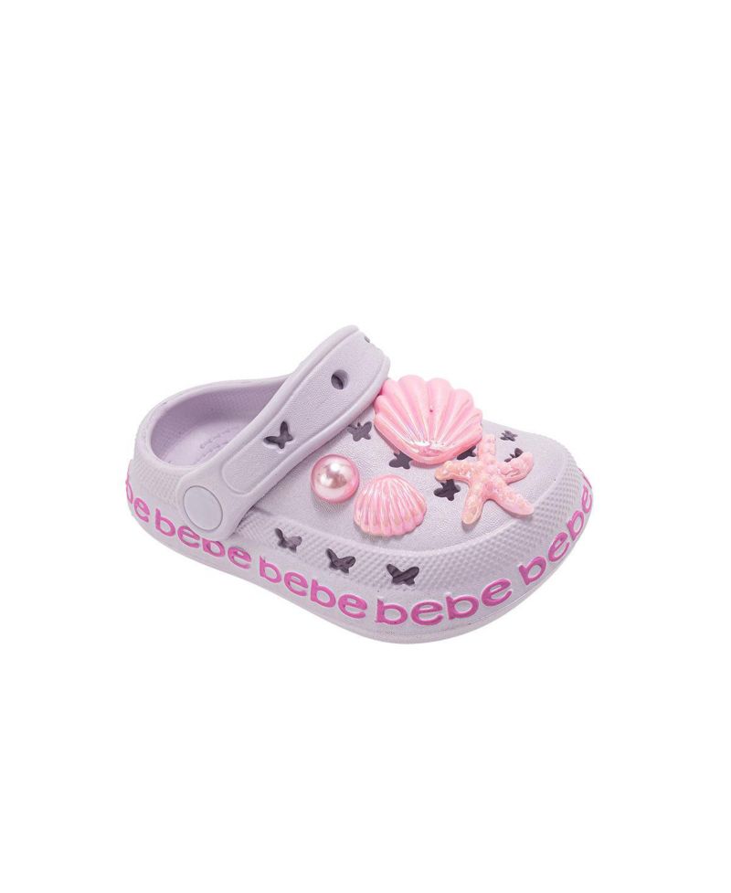 Little Girls Lightweight EVA Clogs - Slip - On Comfy Shoes with Sea Life Charms
