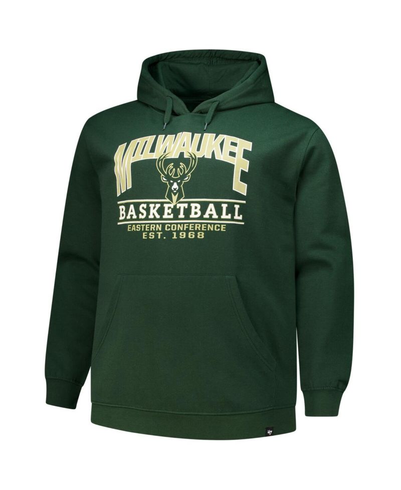 Men's Hunter Green Milwaukee Bucks Good Call Headline Pullover Hoodie