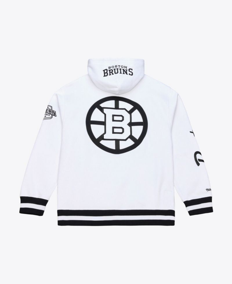 Men's White Boston Bruins Arctic Fleece Hoodie