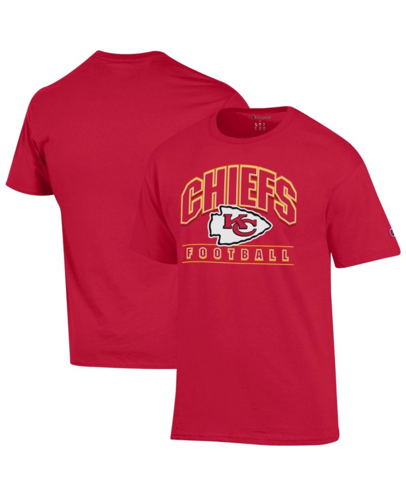 Men's Kansas City Chiefs Screen Print Crew Neck T-Shirt