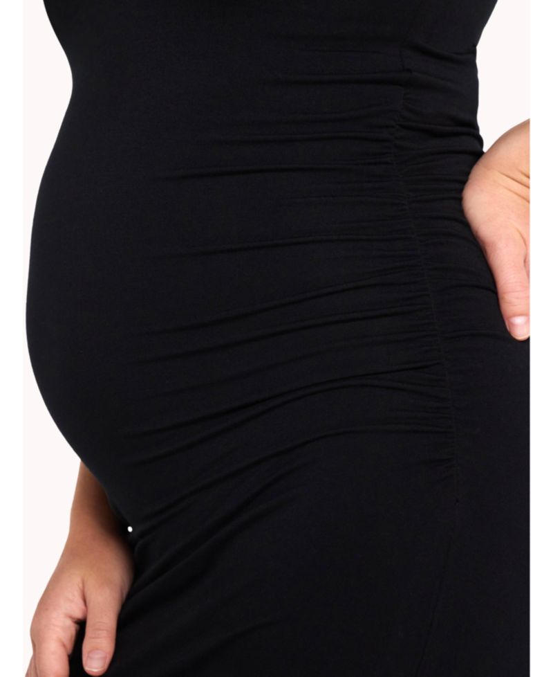 Women's Motherhood Muscle Sleeve V-Neck Mini Dress
