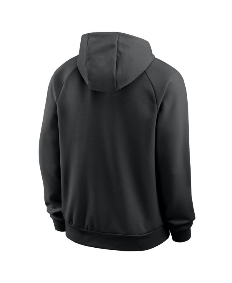 Men's Black Ohio State Buckeyes Premium Performance Raglan Dri-FIT Hoodie