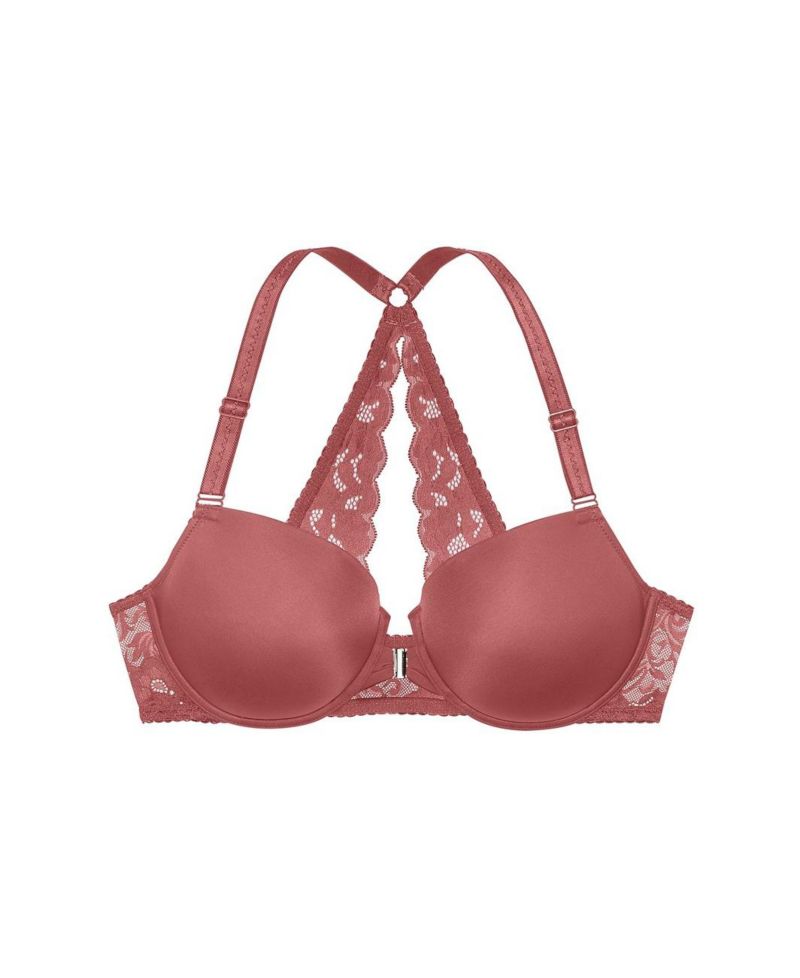 Women's Front Clasp Lightly Padded T-Shirt Bra