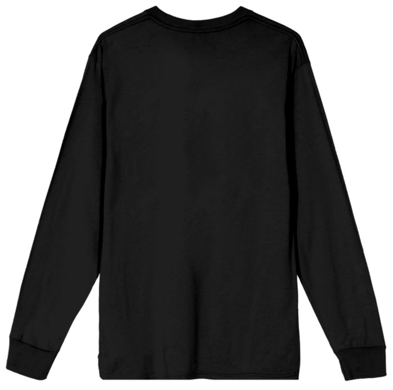 Men's Graphic-Print Long-Sleeve Cotton T-Shirt