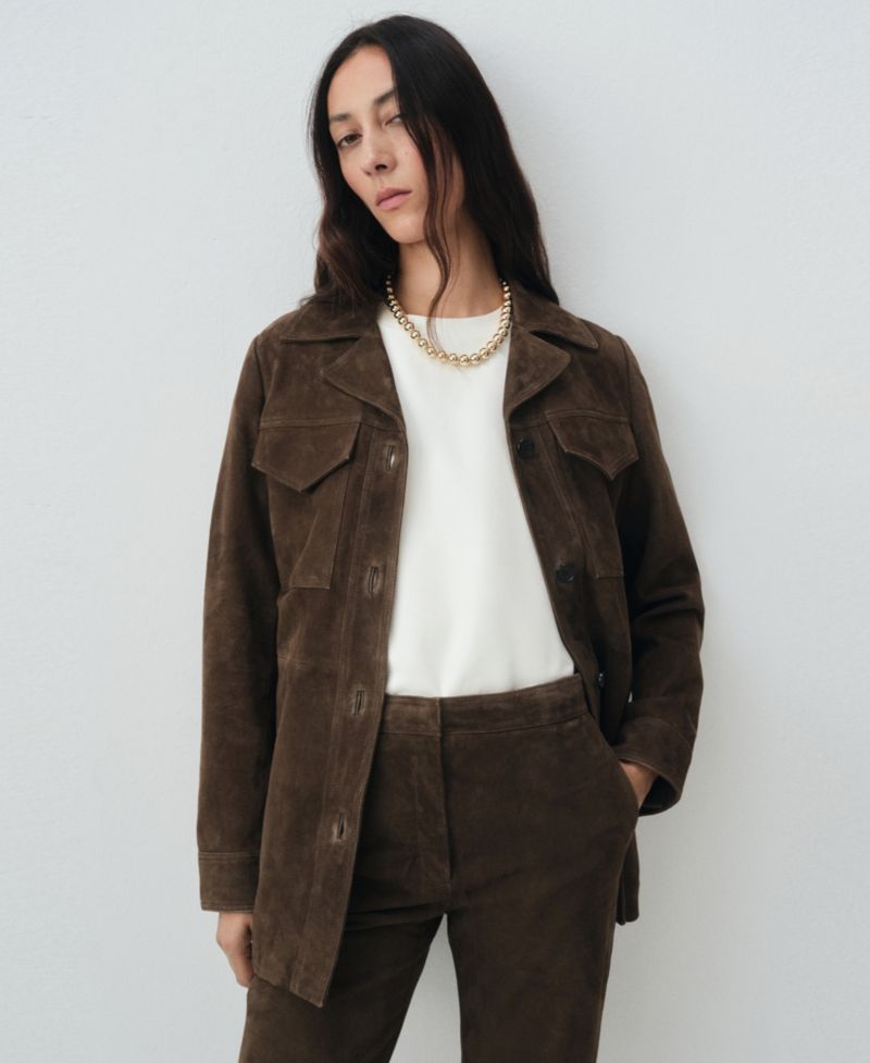 Women's Selection Suede Flare Pants
