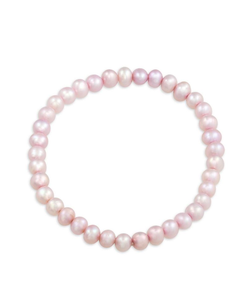 Classic Freshwater Cultured Pearl Stretch Bracelet Stackable Strand 8MM
